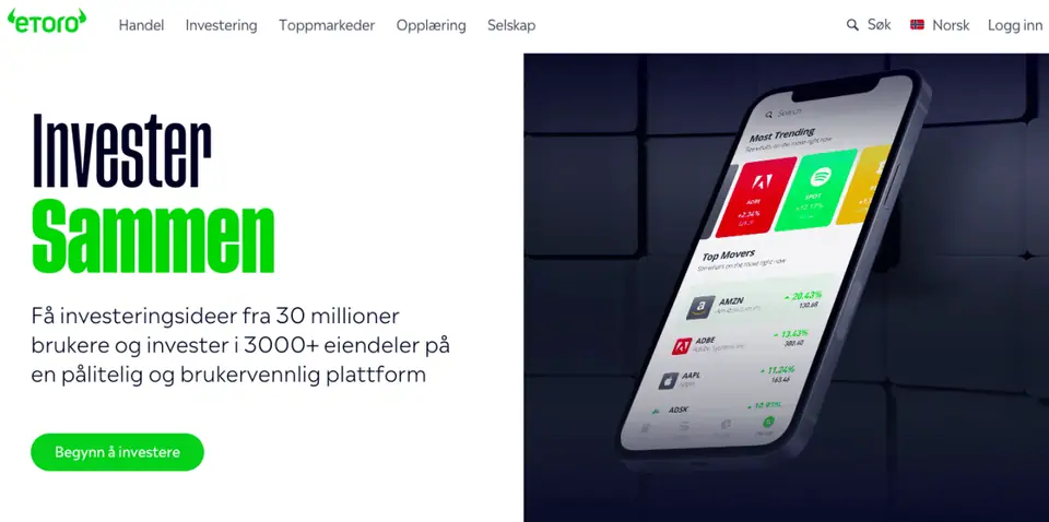 Investere hos eToro