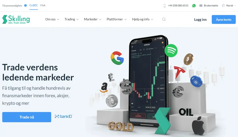 Skilling. Trade kryptovaluta