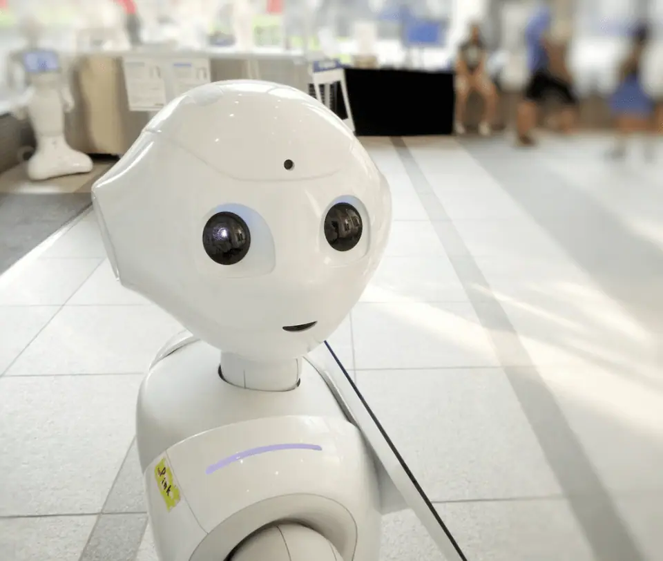 Kunstig intelligens. Robot. AI.