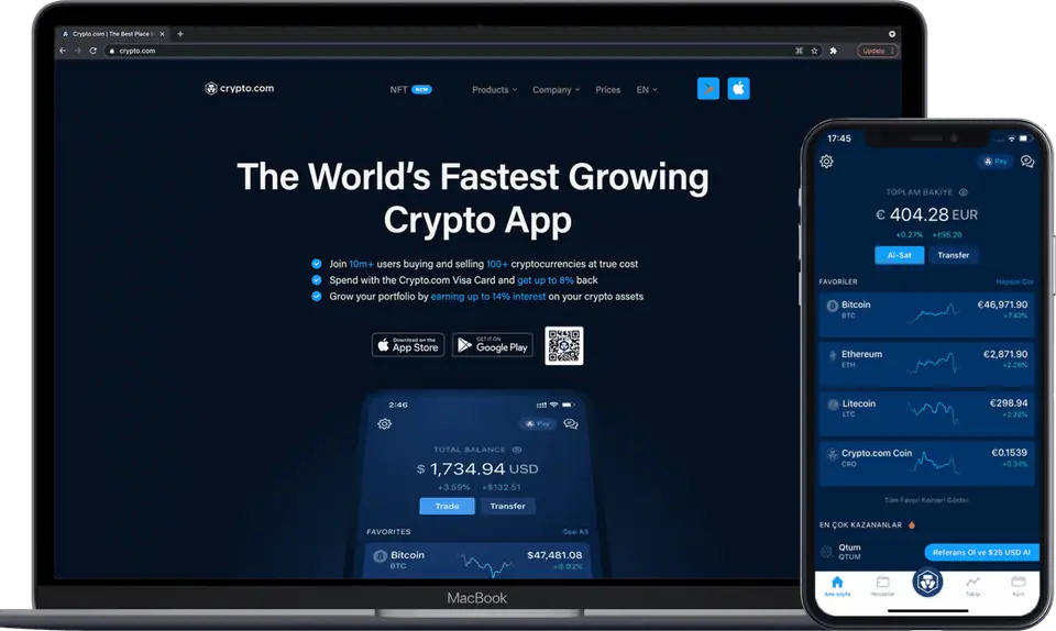 Crypto.com anmeldelse. Investeringstips.