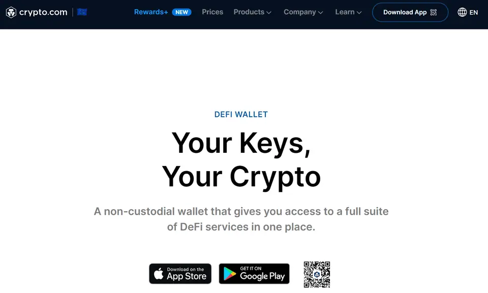 Crypto.com Wallet. Beste kryptolommebok totalt sett.
