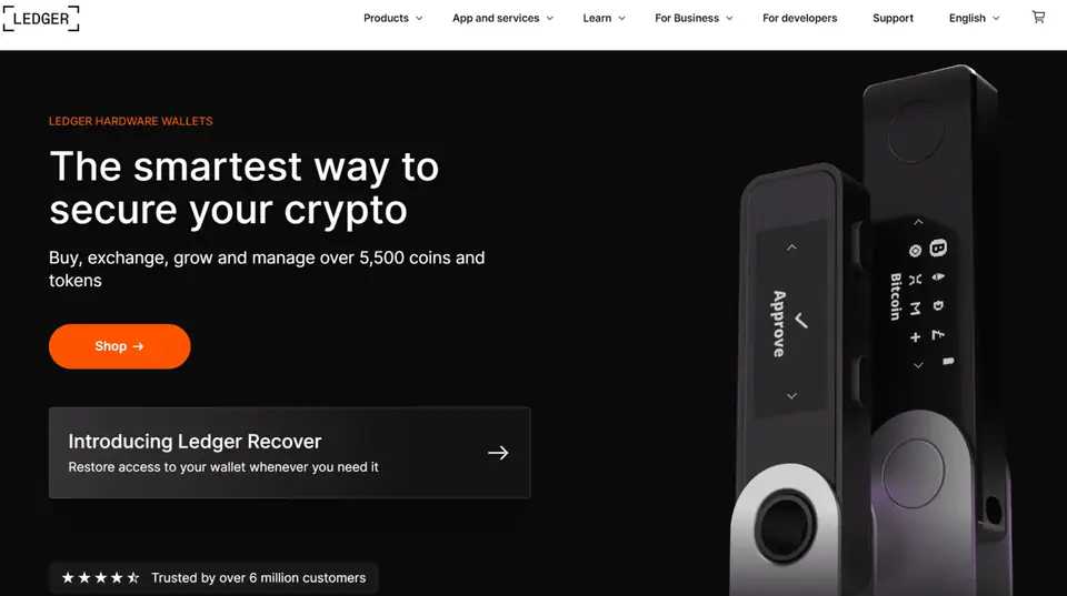 Ledger kryptovaluta lommebok. En god cold wallet på sikkerhet og pris.