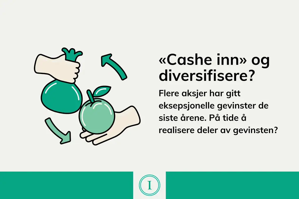 «Cashe inn» og diversifisere?