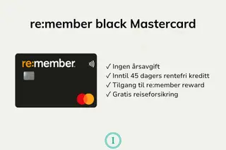 re:member black kredittkort