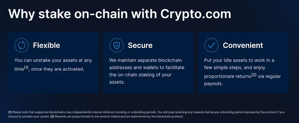 Staking. Crypto.com